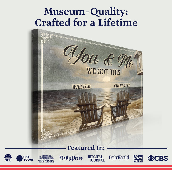 Ranch House Porch Themed We Got This Couple Sign