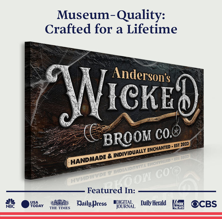 Personalized Wicked Halloween Sign II