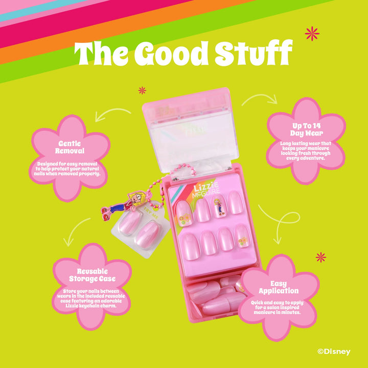 Lizzie McGuire | Get a Grip (and a mani) Press on Nail Set - Drama Queen