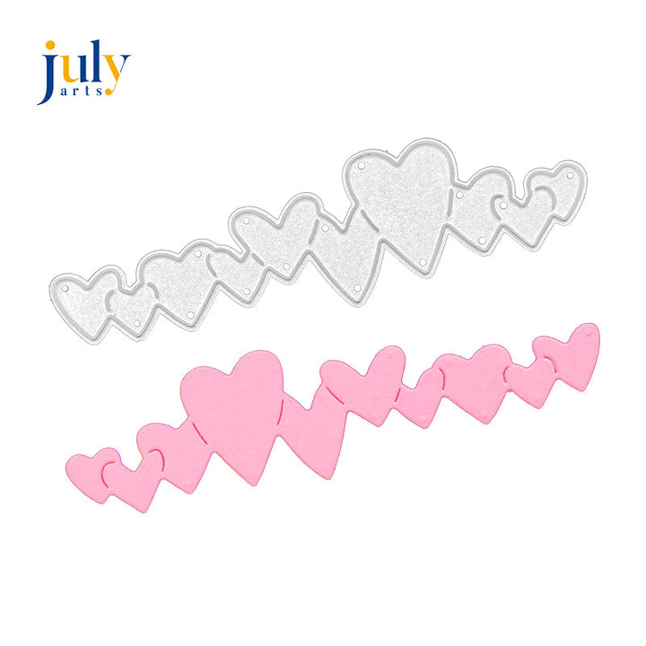 Heart Border Scrapbooking Cutting Die by Wizardi QJ53