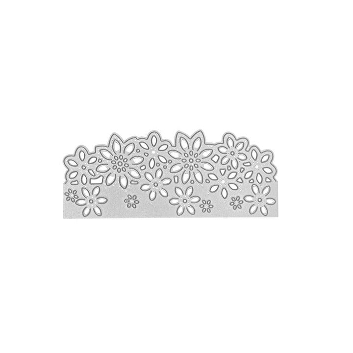 Floral Border Scrapbooking Cutting Die by Wizardi QJ69