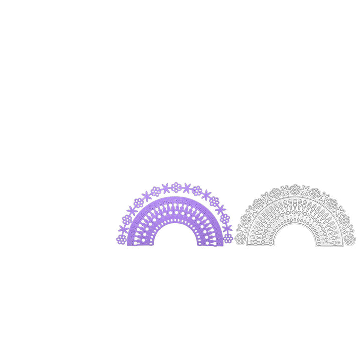 Rainbow Lace Scrapbooking Cutting Die by Wizardi QJ91