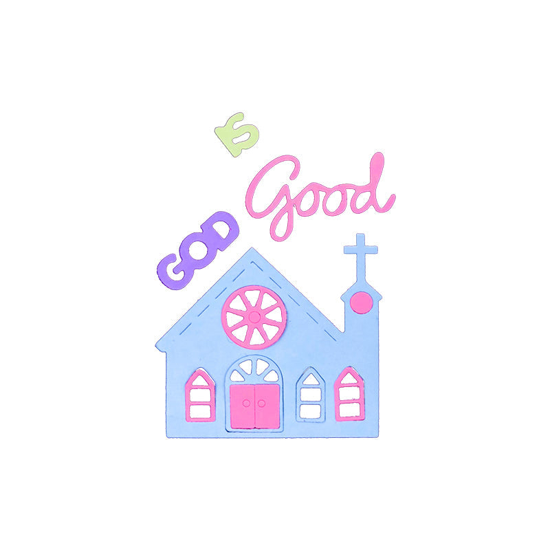 Church Scrapbooking Cutting Die by Wizardi QJ71