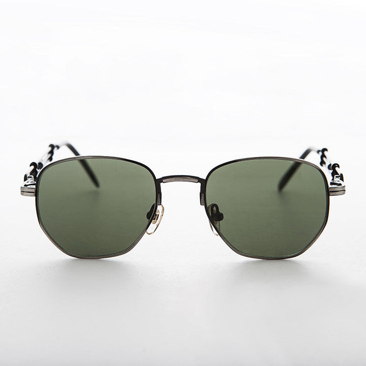 Square Vintage Sunglass with Industrial temples - Jagger