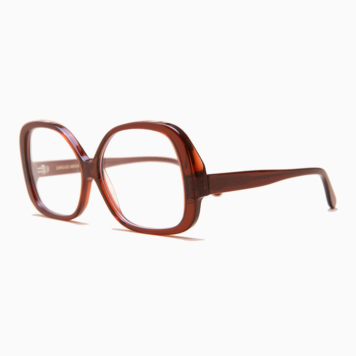 Maroon Square Blue Light Blocker Glasses - Jane