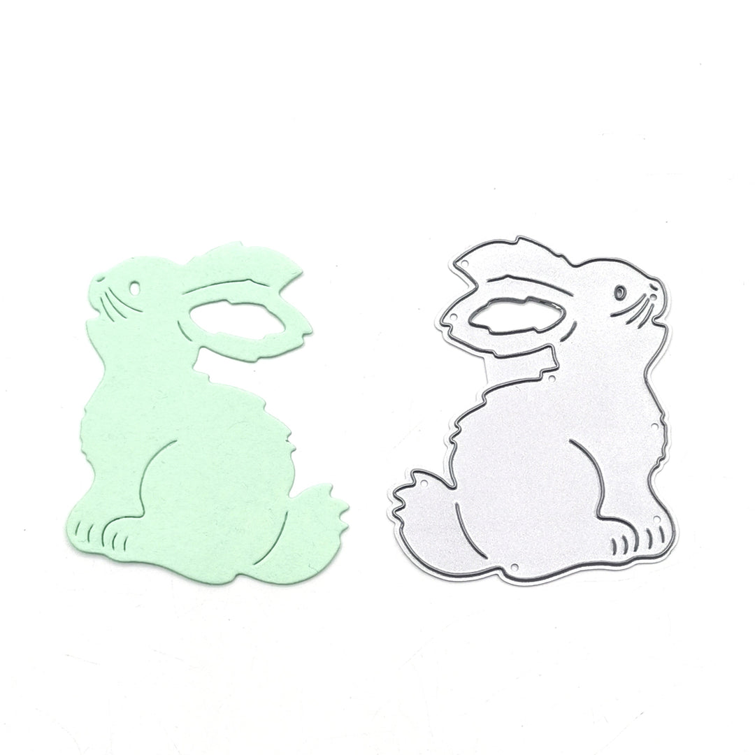 Rabbit Scrapbooking Cutting Die by Wizardi QJ70