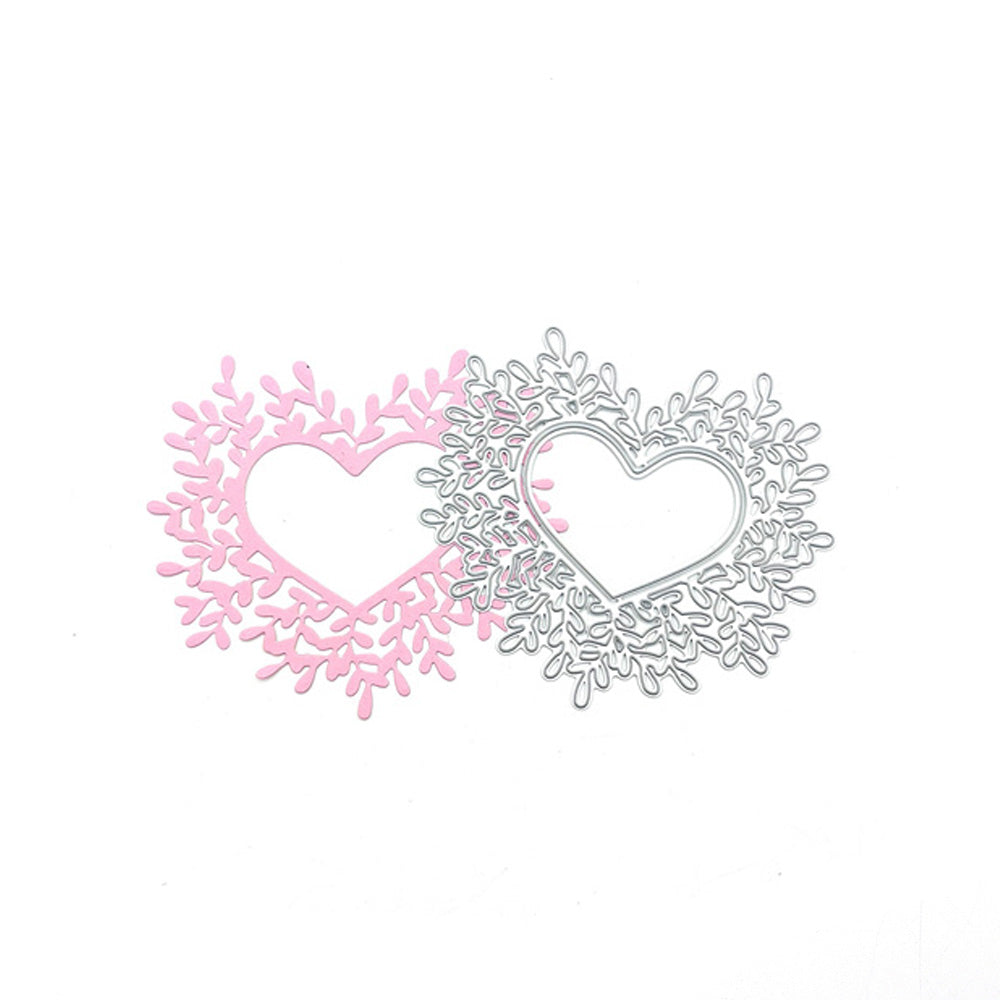 Botanical Heart Scrapbooking Cutting Die by Wizardi QJ64