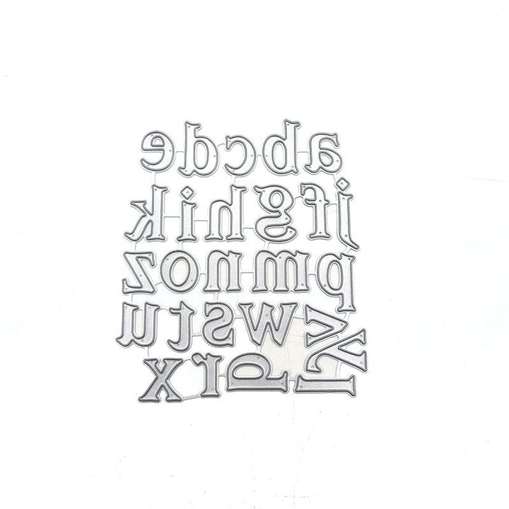 Lowercase Alphabet Scrapbooking Cutting Die by Wizardi QJ34