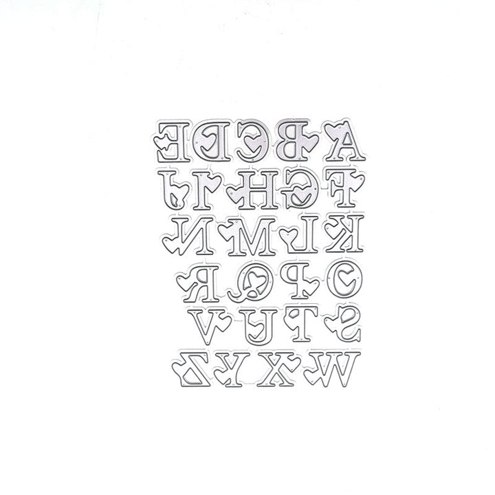 Alphabet Scrapbooking Cutting Die by Wizardi QJ31