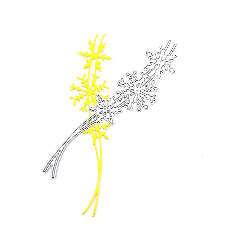 Snowflake Stems Scrapbooking Cutting Die by Wizardi QJ75