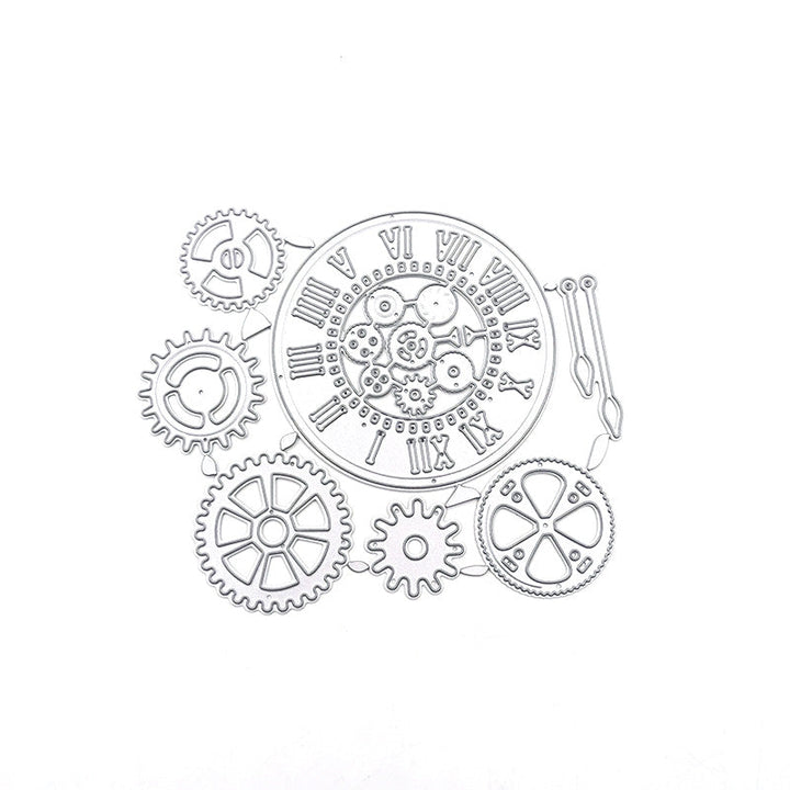Clock Gears Scrapbooking Carbon Steel Cutting Die QJ73