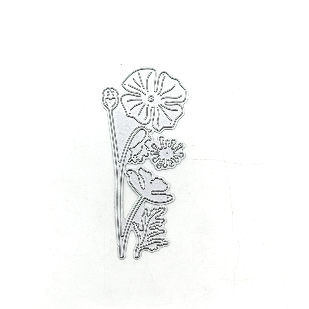 Floral Scrapbooking Cutting Die by Wizardi QJ98