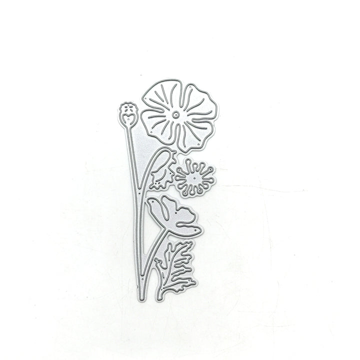 Floral Scrapbooking Cutting Die by Wizardi QJ98