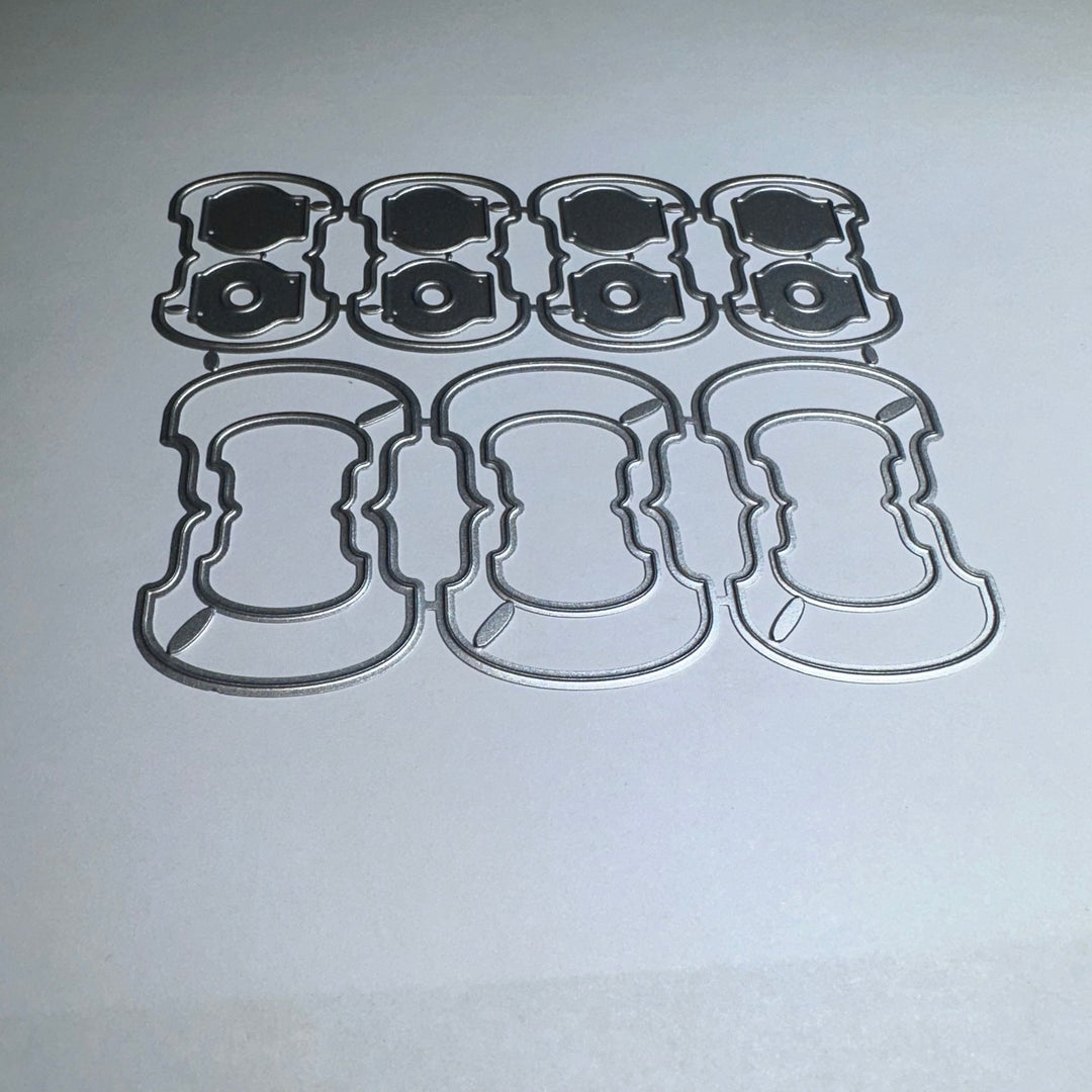 Rounded Scrapbooking Carbon Steel Cutting Die QJ102