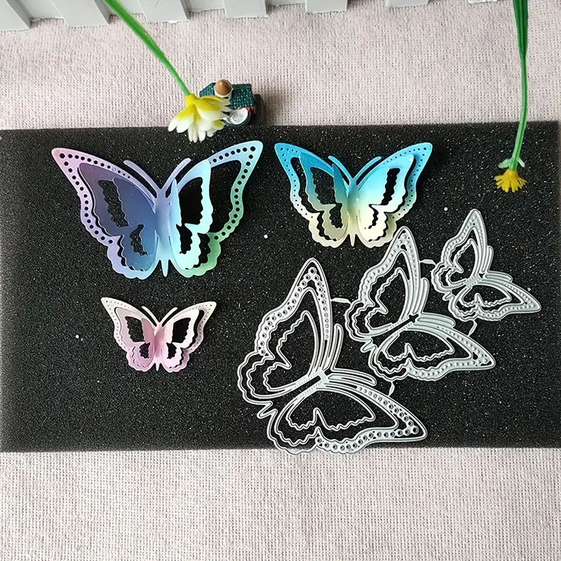 Butterflies Scrapbooking Cutting Die by Wizardi QJ103