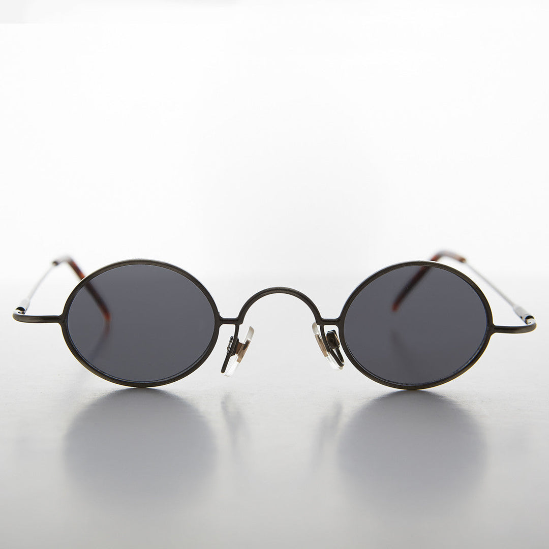 Micro Frame Oval Spectacle Vintage Sunglass - Joseph