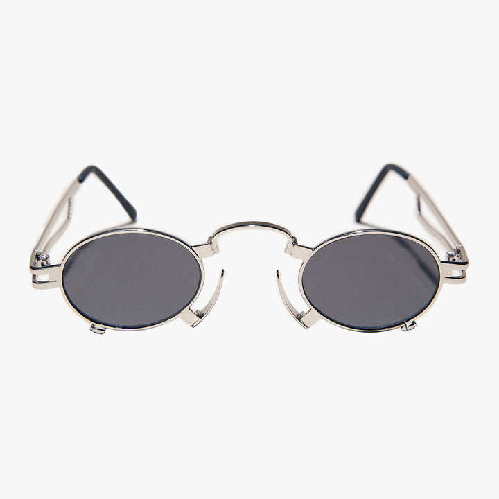 Ultimate Silver Steampunk Sunglass - Jules