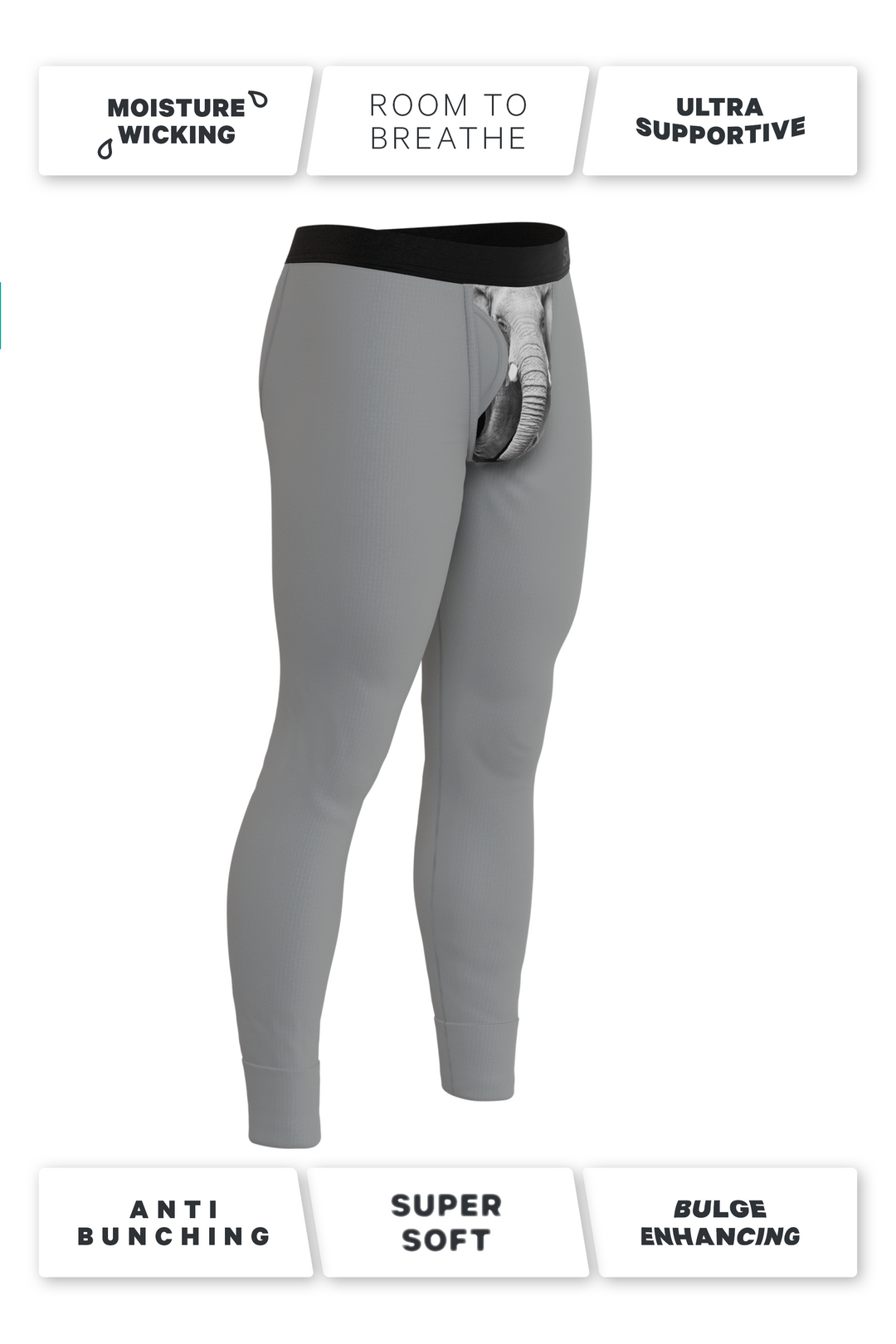 The Junk In The Trunk | Elephant Ball Hammock® Long Johns