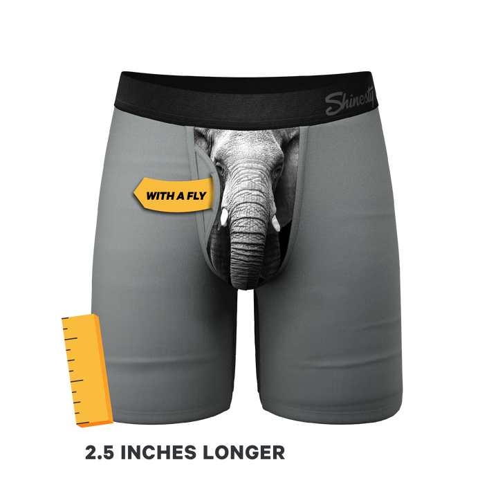 The Junk In The Trunk | Elephant Long Leg Ball Hammock® Pouch Boxers With Fly