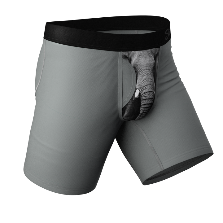 The Junk In The Trunk | Elephant Long Leg Ball Hammock® Pouch Boxers With Fly