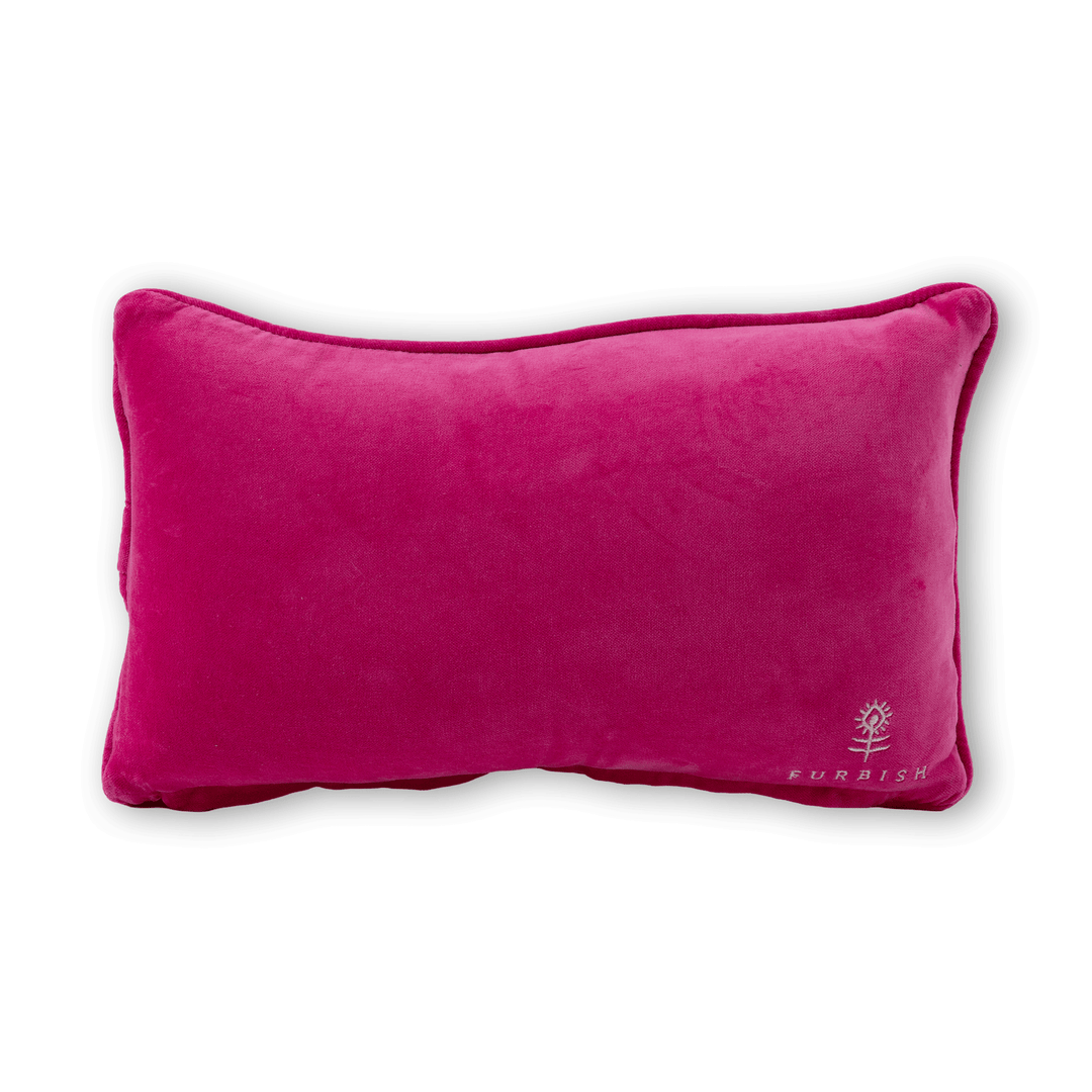 Just A Girl Needlepoint Pillow