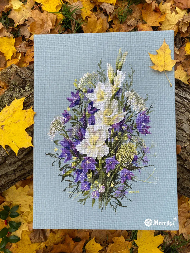 The White Sword Lily K-223 Counted Cross-Stitch Kit