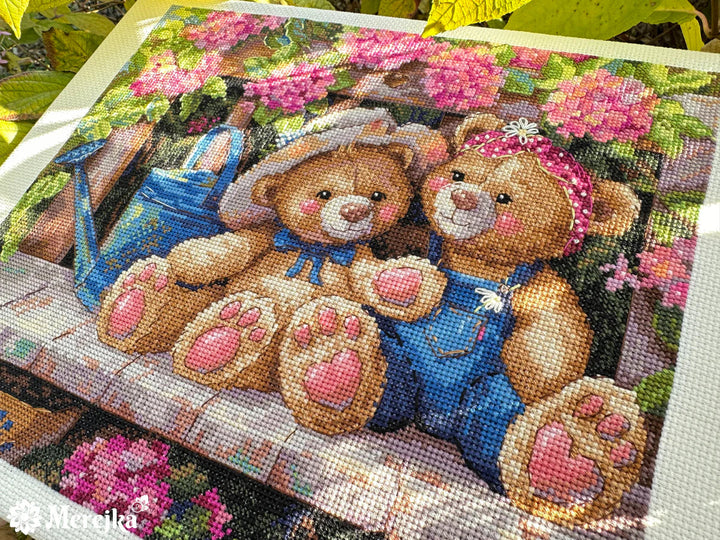 Garden Friends K-265 Counted Cross-Stitch Kit