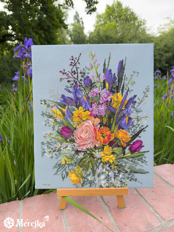 Garden Awakening K-271 Counted Cross-Stitch Kit