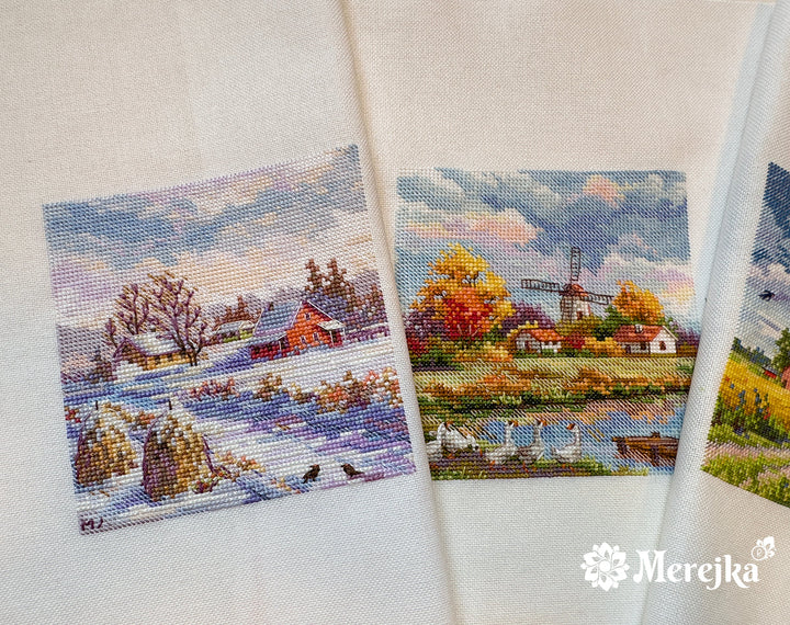 Autumn Counted Cross Stitch Kit by Merejka K-278A