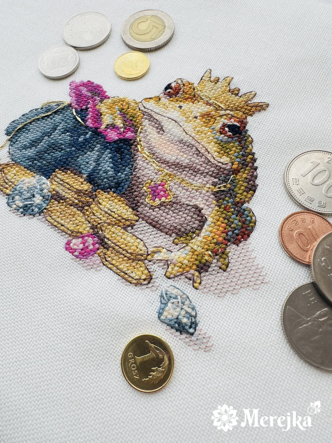 Golden Toad K-280A Counted Cross-Stitch Kit