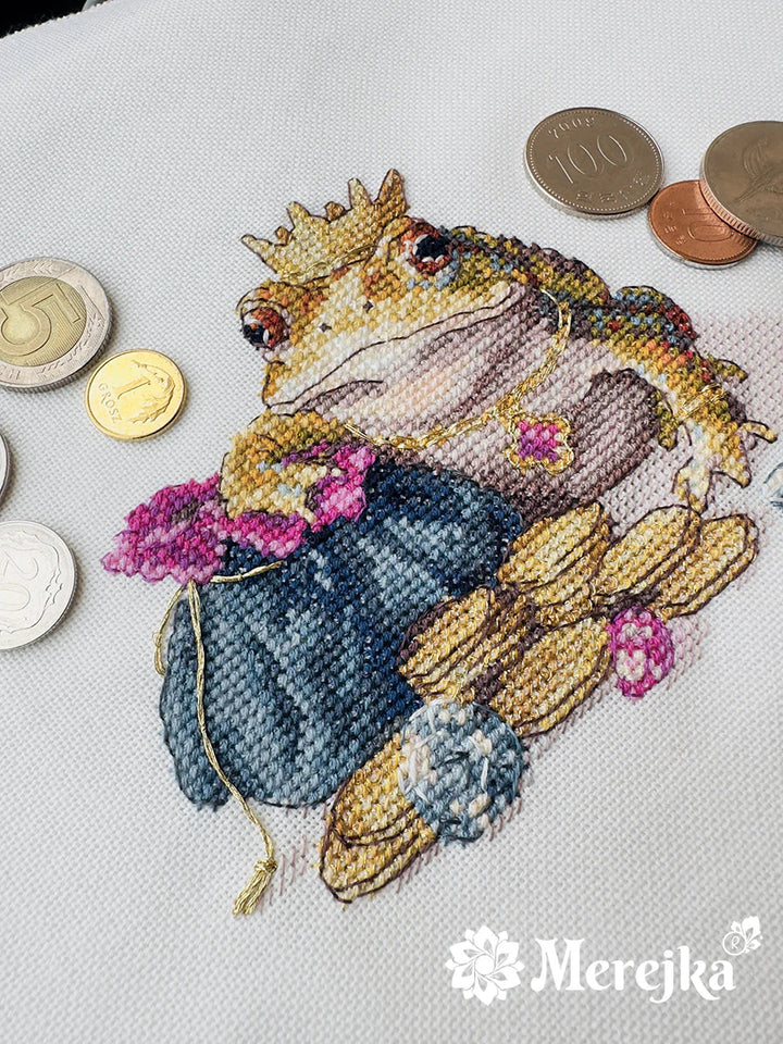 Golden Toad K-280A Counted Cross-Stitch Kit