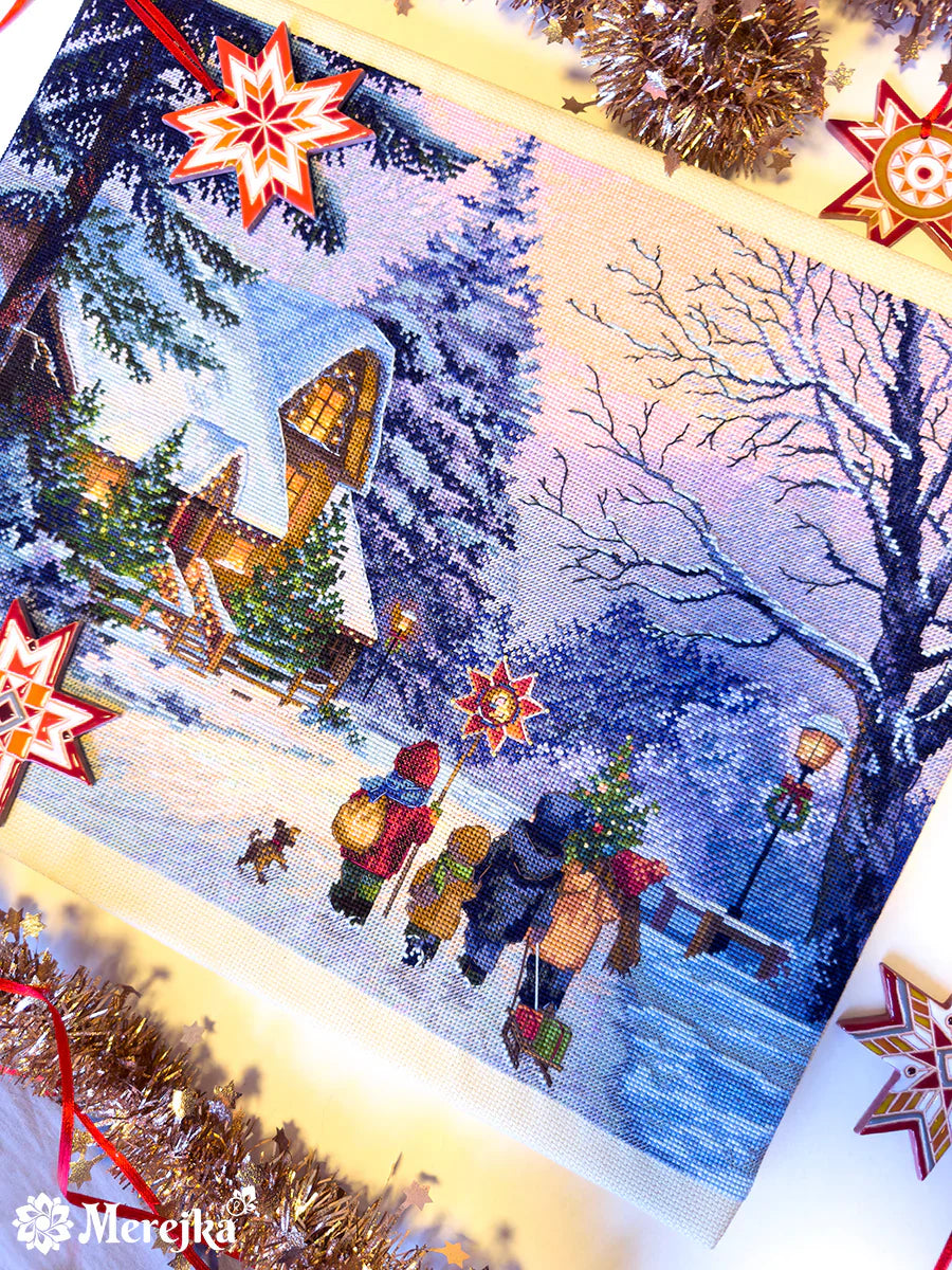 Carol of the Bells Counted Cross Stitch Kit by Merejka K-289