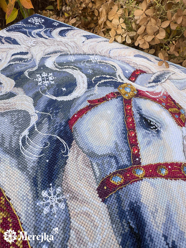 Blizzard Counted Cross Stitch Kit by Merejka K-290