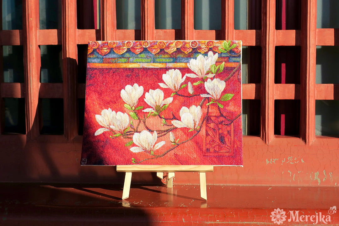 Magnolia Counted Cross Stitch Kit by Merejka K-292