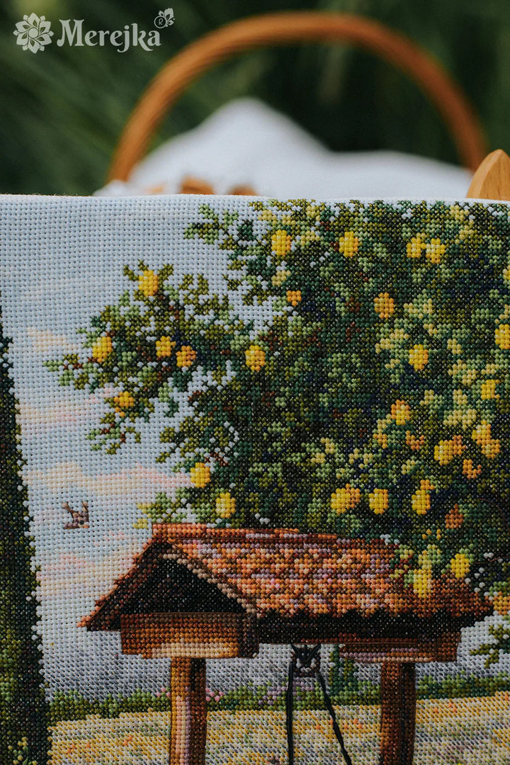 Under the Lemon Tree K-304 Counted Cross-Stitch Kit