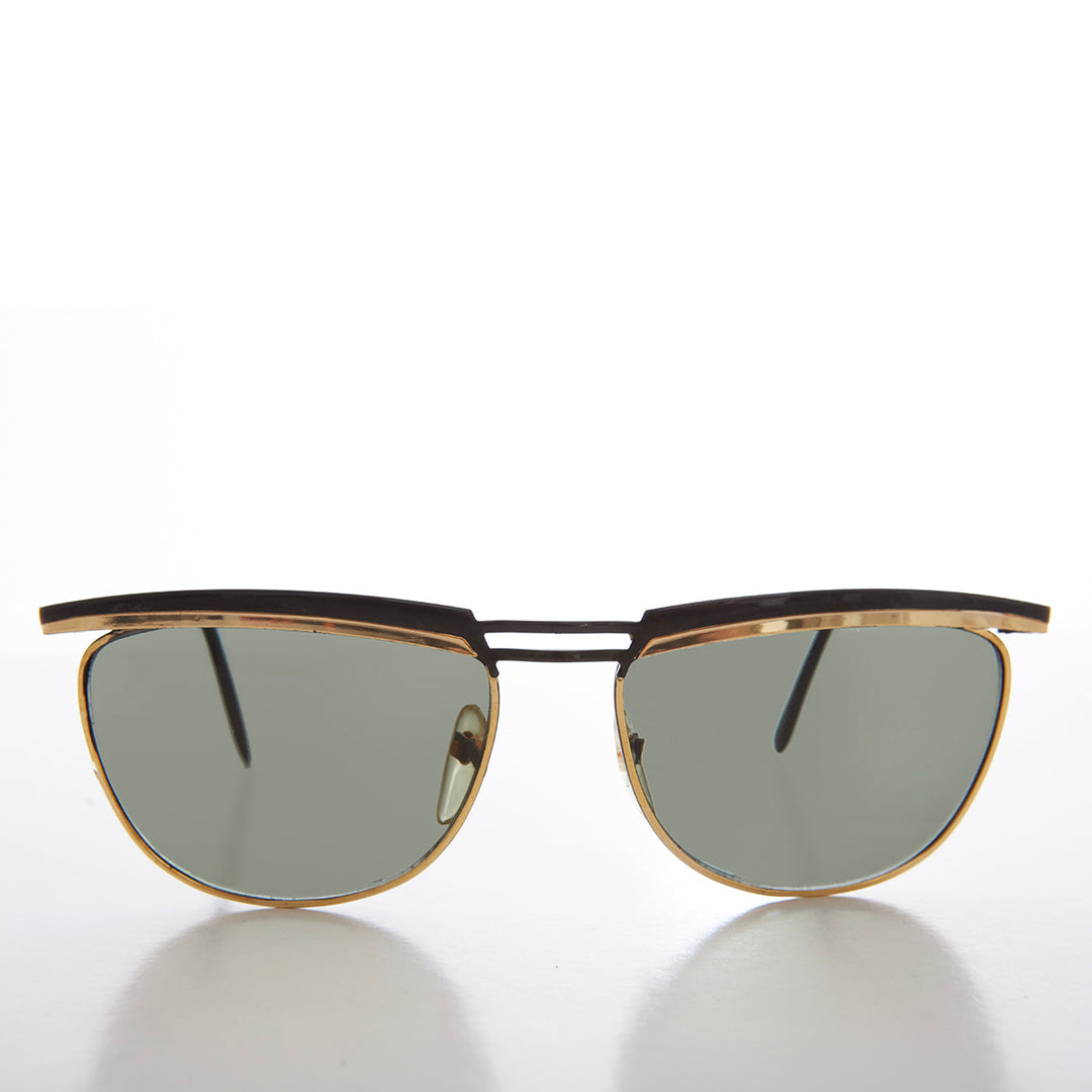 Unisex Gold Vintage 90s Sunglasses - Kilkea