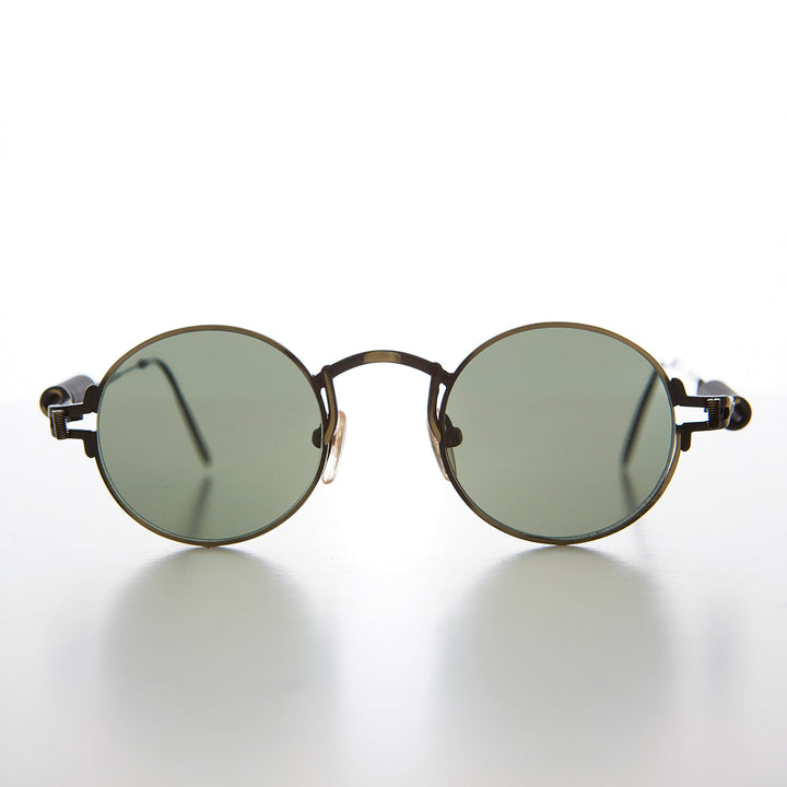 Coil Temple Metal Steampunk Vintage Sunglasses - Kink
