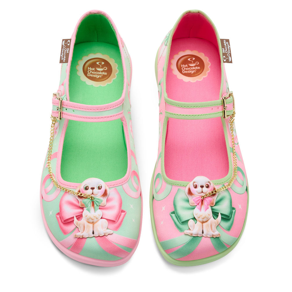 Kitschy Puppies Women's Mary Jane Flats