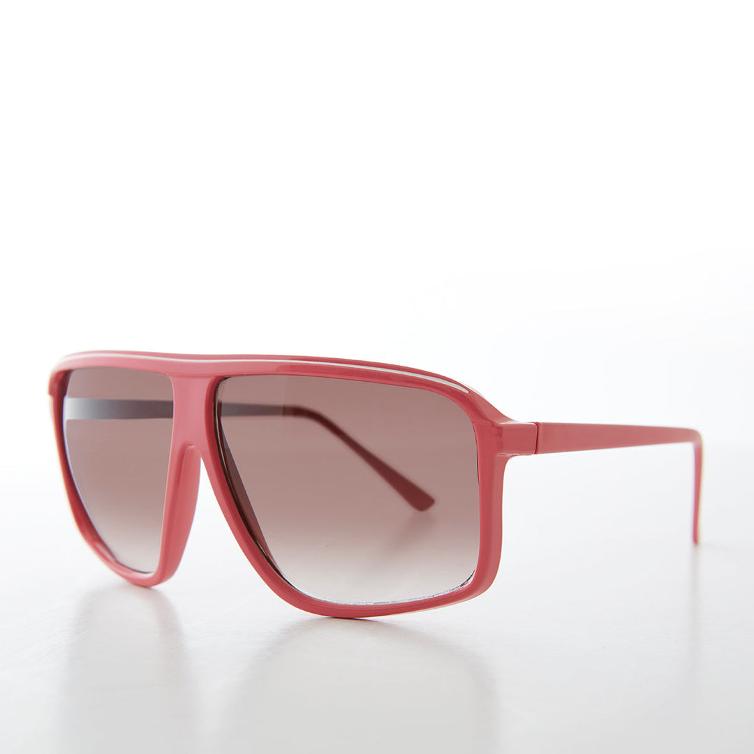 Large Square Aviator Vintage Sunglasses - Kreski