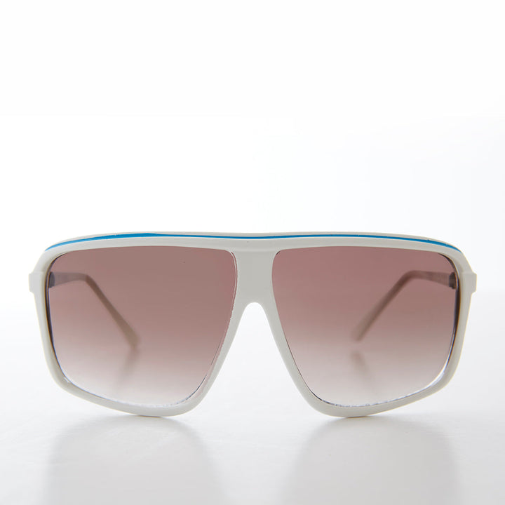 Large Square Aviator Vintage Sunglasses - Kreski