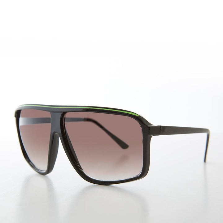 Large Square Aviator Vintage Sunglasses - Kreski