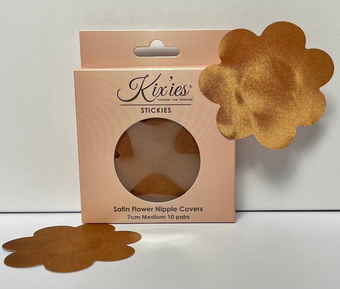 Satin Flower Nipple Covers
