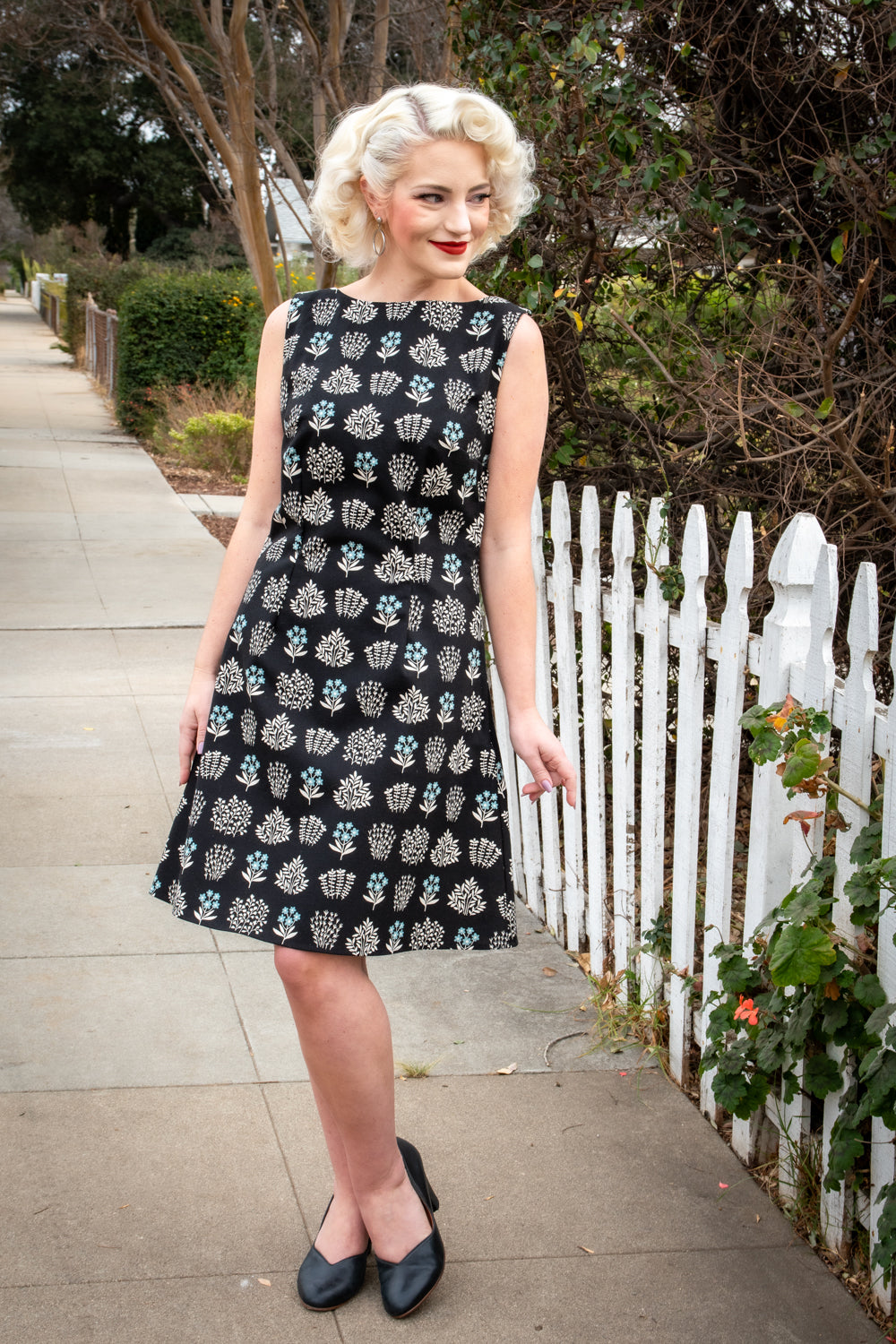 Nancy Shift Dress - Forget Me Not*sale