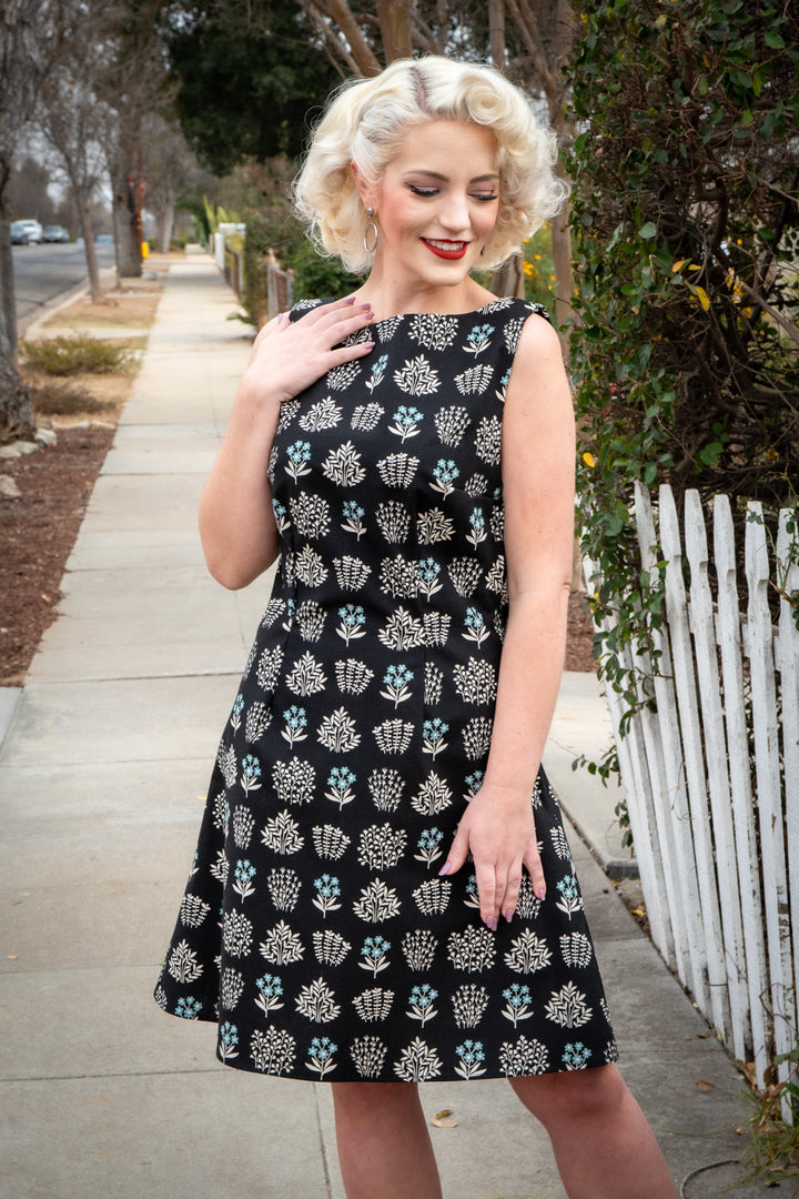 Nancy Shift Dress - Forget Me Not*sale