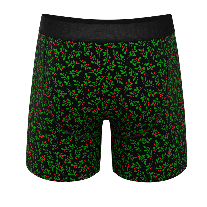 The Kiss Me There | Mistletoe Ball Hammock® Pouch Underwear
