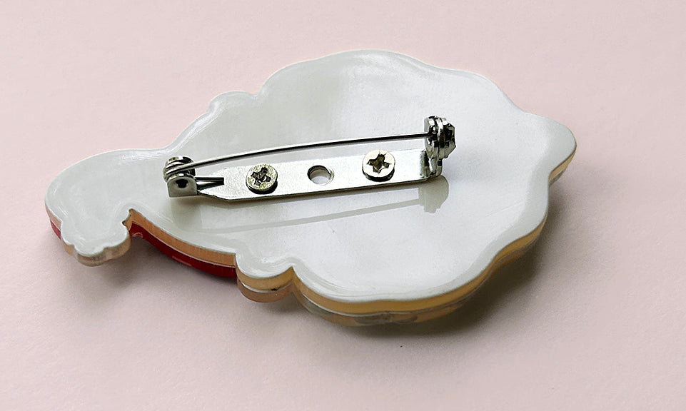 Kitsch Kringle Brooch by 50's Vintage Dame x Lipstick & Chrome