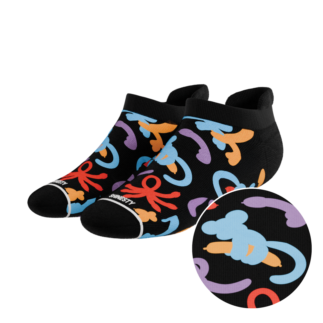 The Knot Tonights | Balloon Animal Heel Hammock™ Ankle Socks