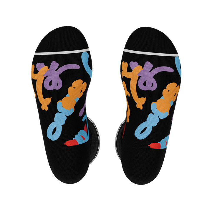 The Knot Tonights | Balloon Animal Heel Hammock™ Crew Socks