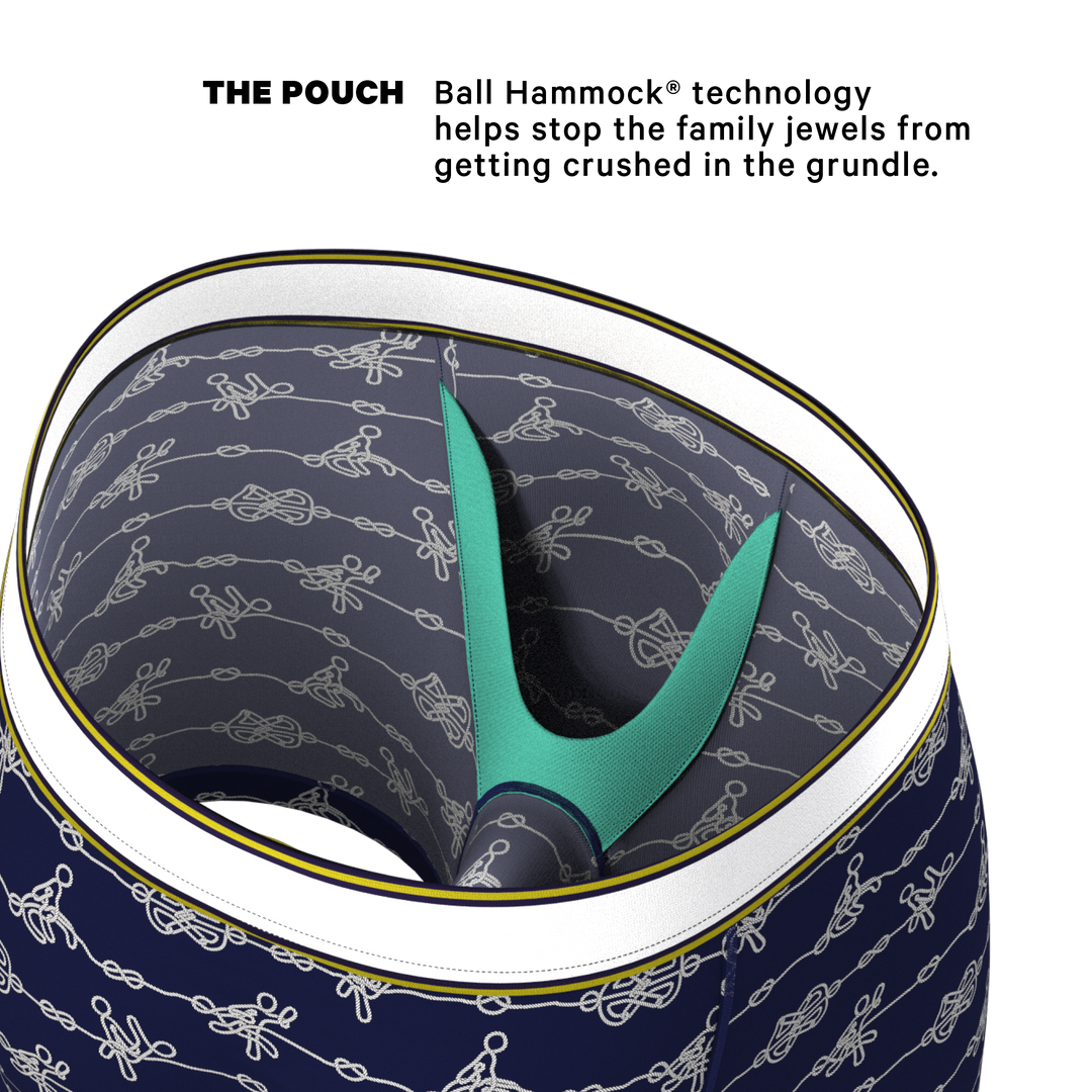 The Knotty Spots | Nautical Knots Ball Hammock® Pouch Underwear