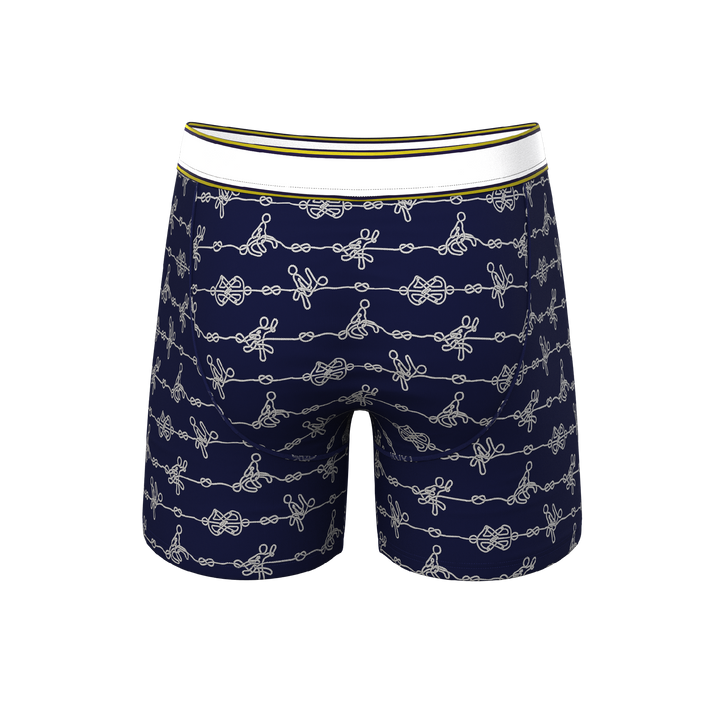The Knotty Spots | Nautical Knots Ball Hammock® Pouch Underwear